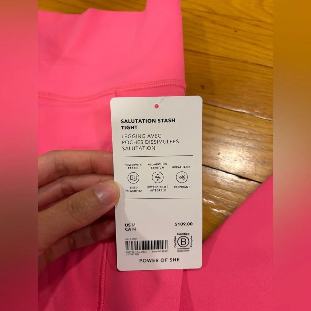 Athleta salutation stash leggings